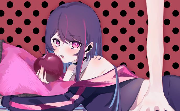 自プロジェクト 「ロミオとシンデレラ」coverMV用イラスト