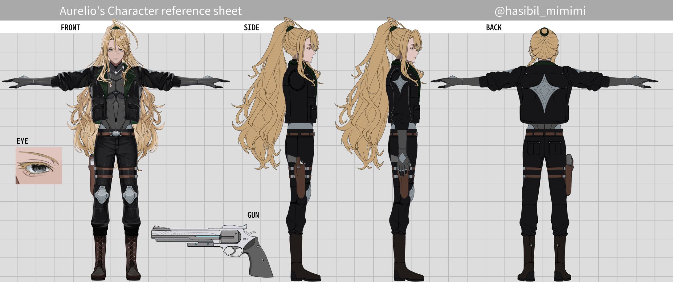【ご依頼】OC三面図制作-1