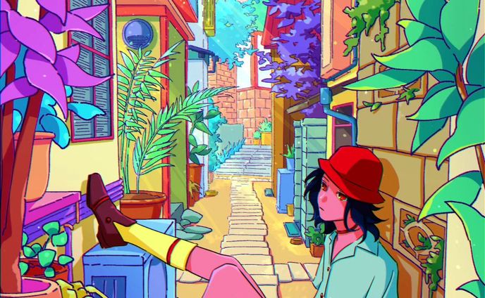路地裏⁡
⁡ #イラスト  #illustration  #art  #originalart