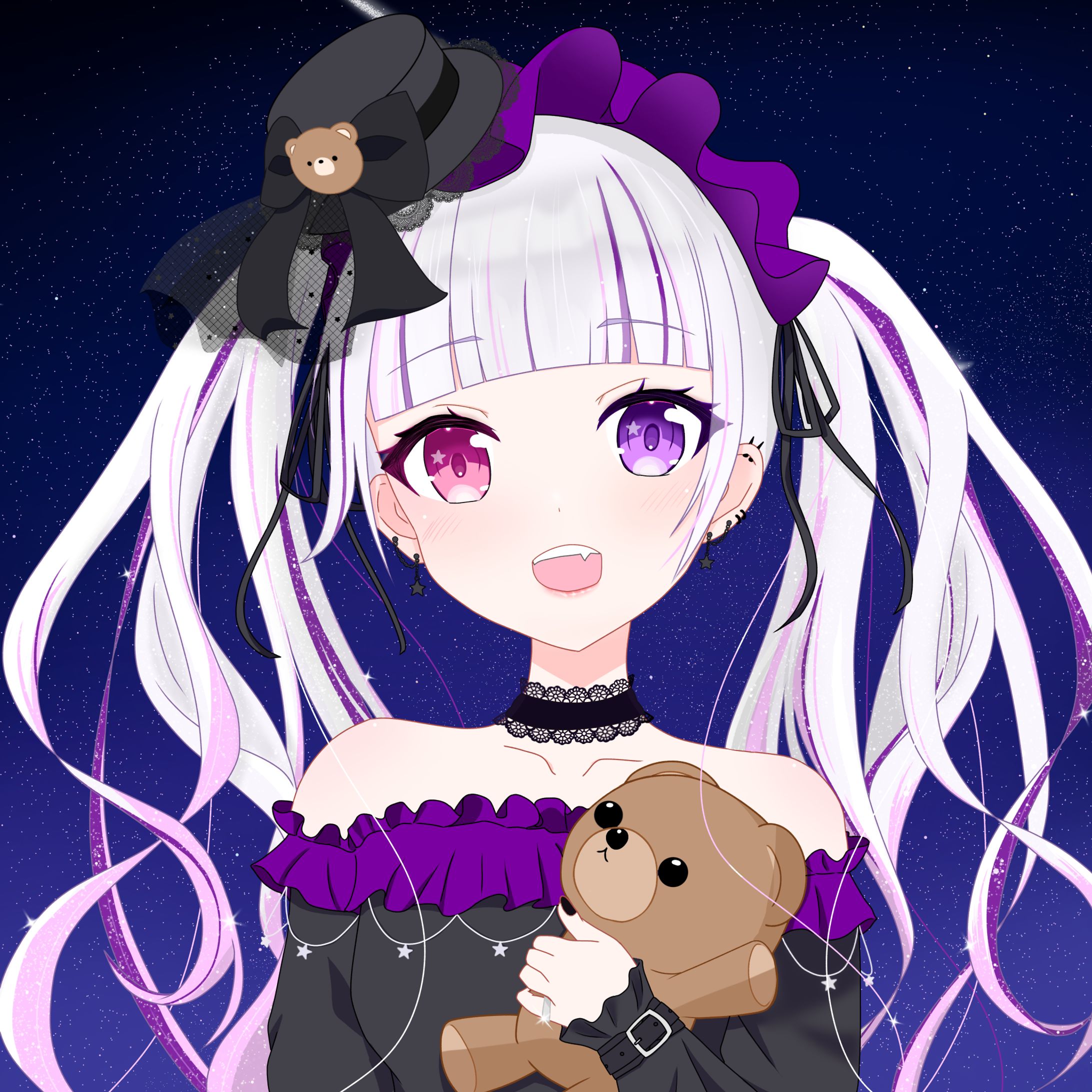 【アイコン依頼】キラキラ輝く女の子-1