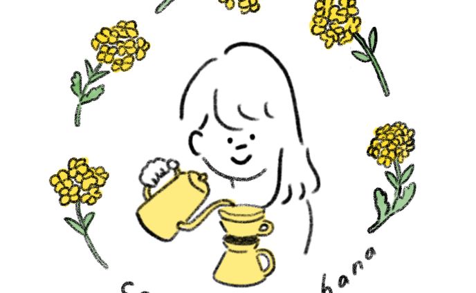 coffee NAnohana様 ロゴデザイン