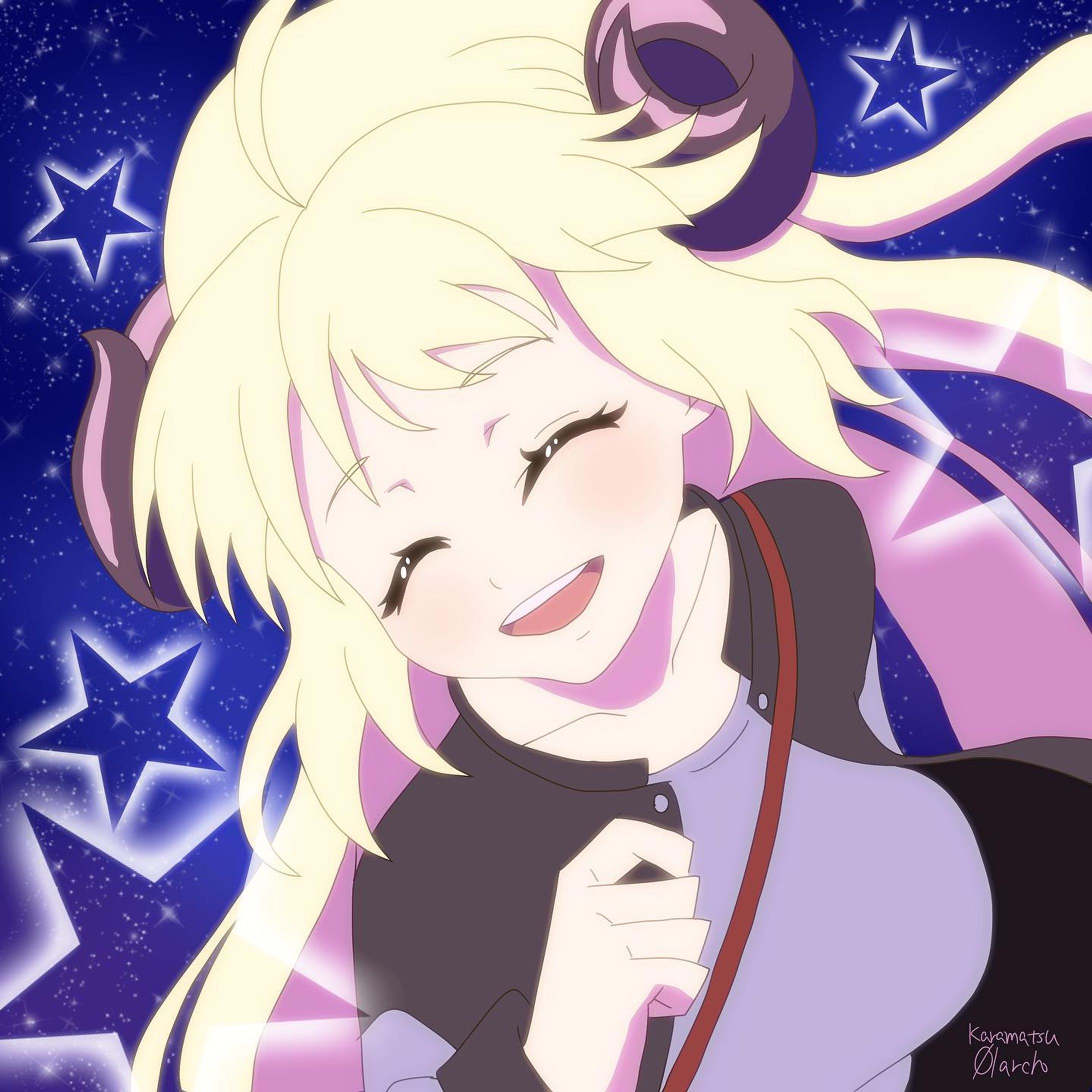 1回10回100回1000回挑戦を続けるよ
まだ足りないと思ってる　やまない雨の中

いい歌だなぁ。
角巻わため様のMy song。
#つのまきあーと
#角巻わため
#イラスト-1