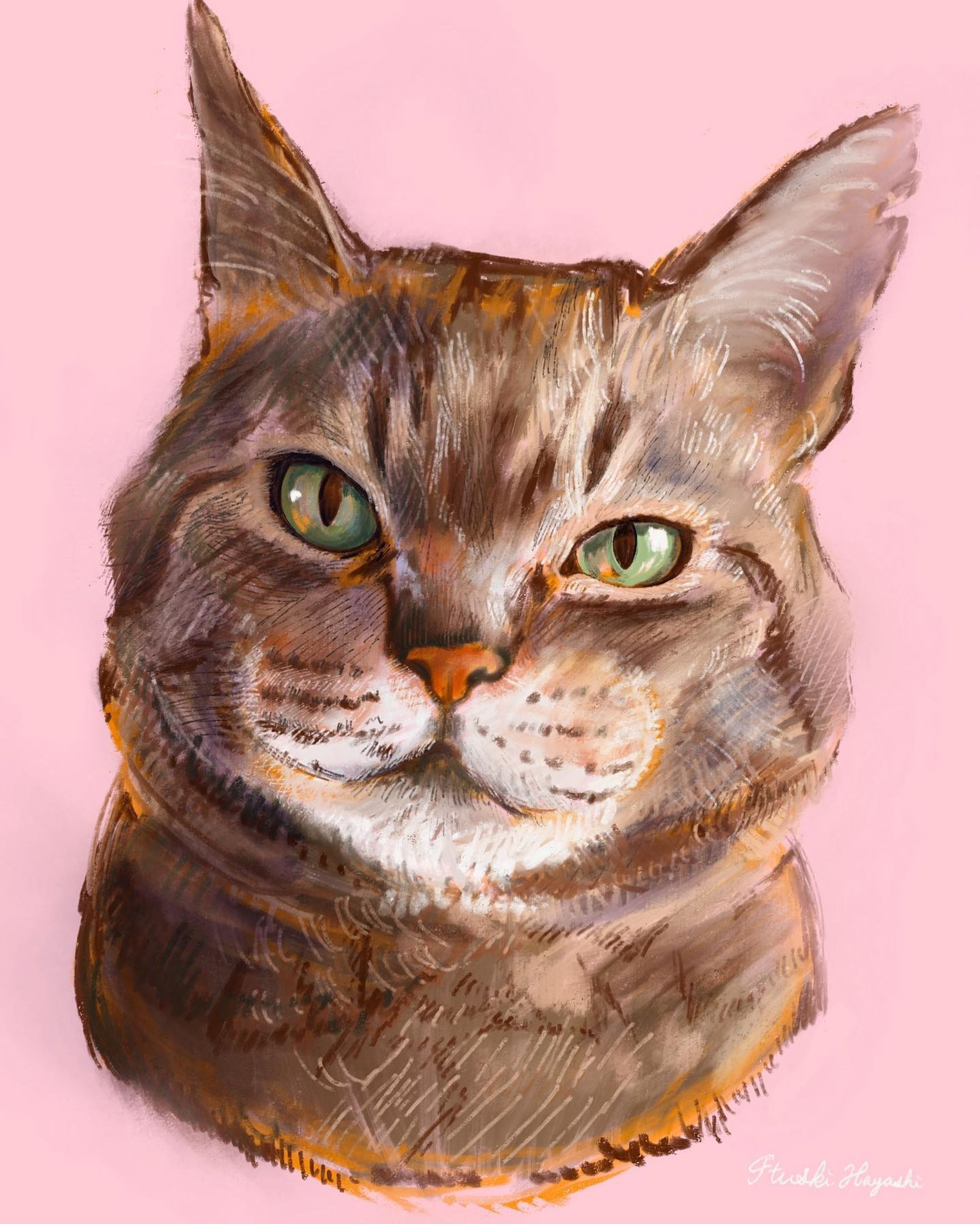 茶トラちゃんを描かせていただきました。

#イラストレーション #イラスト #illustration #ilovemycat #ねこすたぐらむ #catillustration  #catart  #絵画 #artlover  #ねこ好きさんと繋がりたい #にゃんこ部  #おしゃれさんと繋がりたい  #猫好きな人と繋がりたい  #にゃんすたぐらむ  #ねこのいる幸せ  #インテリアアート #猫のいる暮らし #procreate #茶トラ #blackcat #blackcatlove #イラストオーダー #イラスト依頼 #オーダー #有償依頼 #似顔絵オーダー #似顔絵イラスト #ペット似顔絵 #うちのこ-1