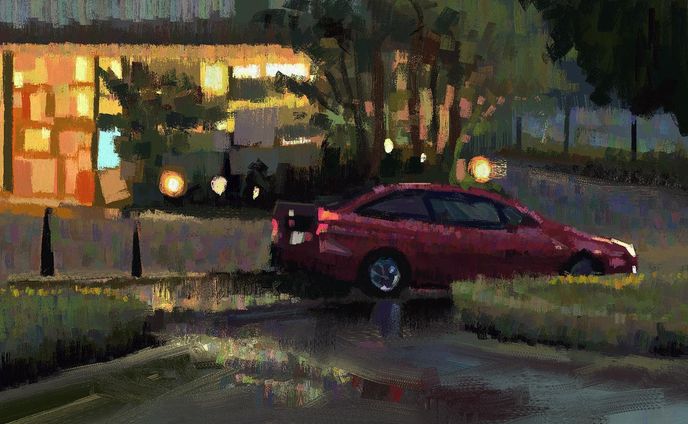 I accidentally fell asleep last night 😛
Here’s my 24/30. Never liked rainy days, but I love the streets lights in a rainy day.
@warriorpainters 
.
.
.
#art #artwork #painting #paintingart #pleinairpainting #pleinair #pleinairpril #pleinairchallenge #nopleinnogain #heavypaint