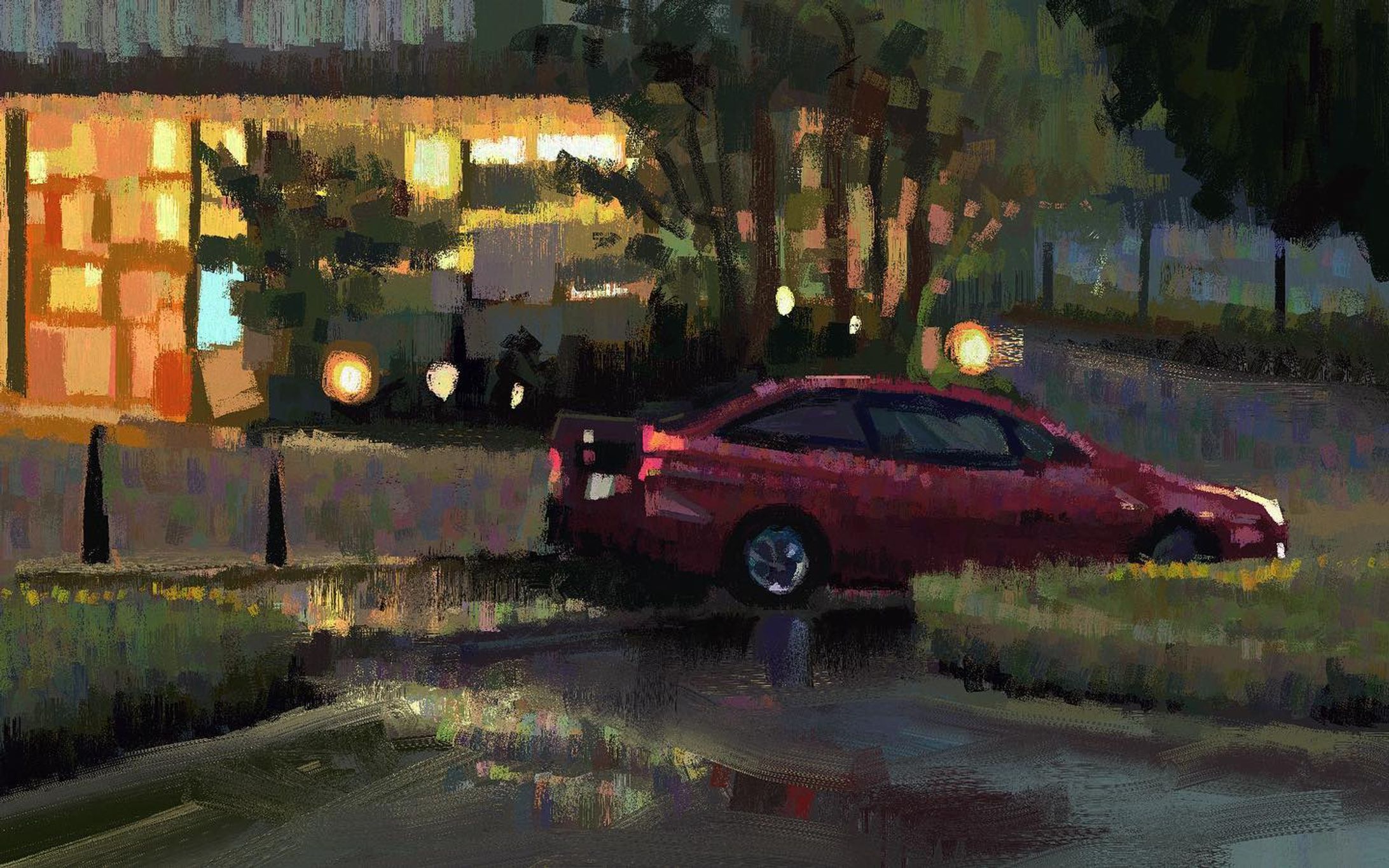 I accidentally fell asleep last night 😛
Here’s my 24/30. Never liked rainy days, but I love the streets lights in a rainy day.
@warriorpainters 
.
.
.
#art #artwork #painting #paintingart #pleinairpainting #pleinair #pleinairpril #pleinairchallenge #nopleinnogain #heavypaint-1