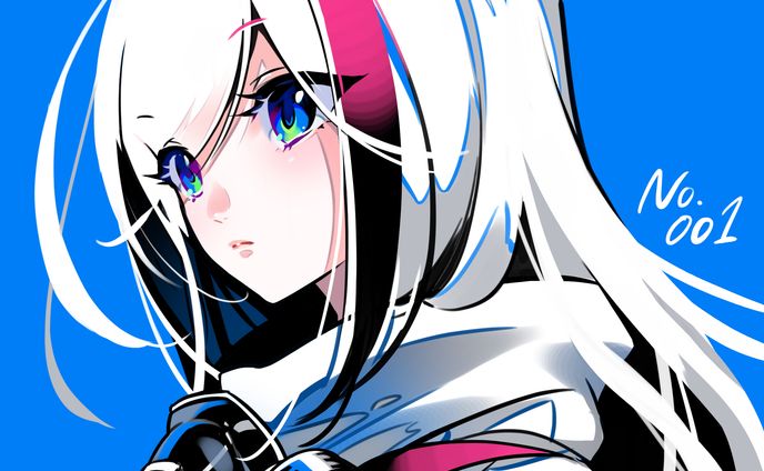 blue