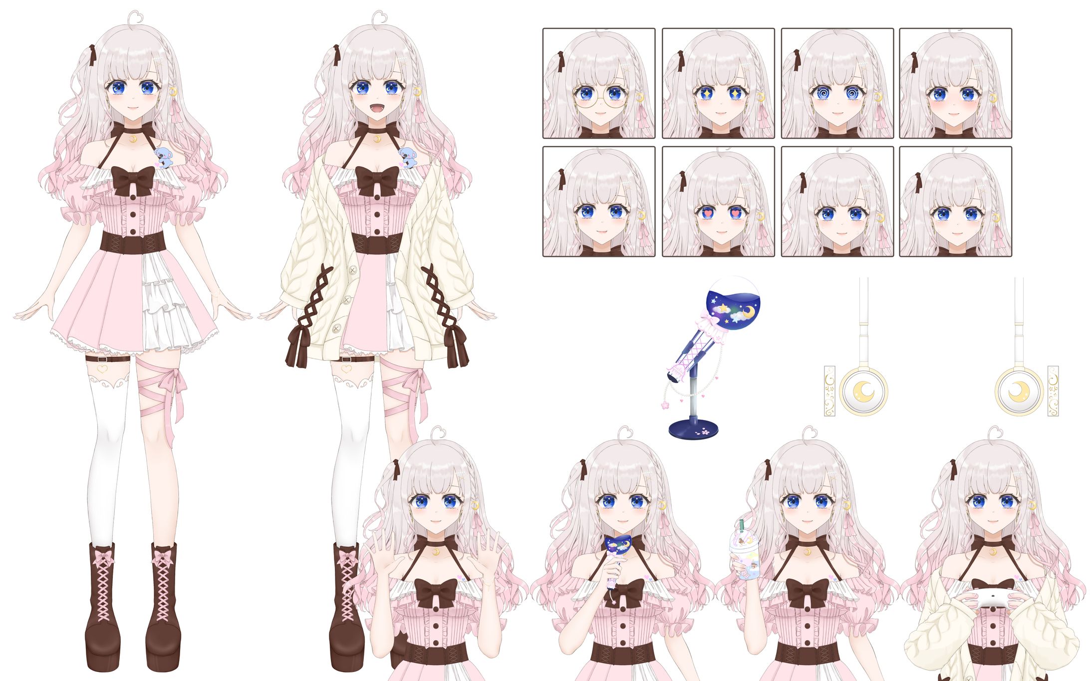 Vtuber立ち絵：空咲まる様-1