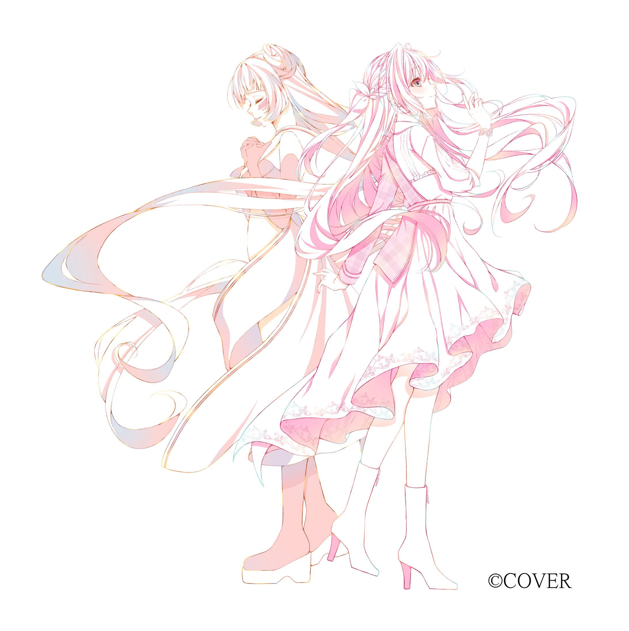 【企業様】AZKi様 EP『Re:Start』『Re:Birth』ジャケット・グッズイラスト-1