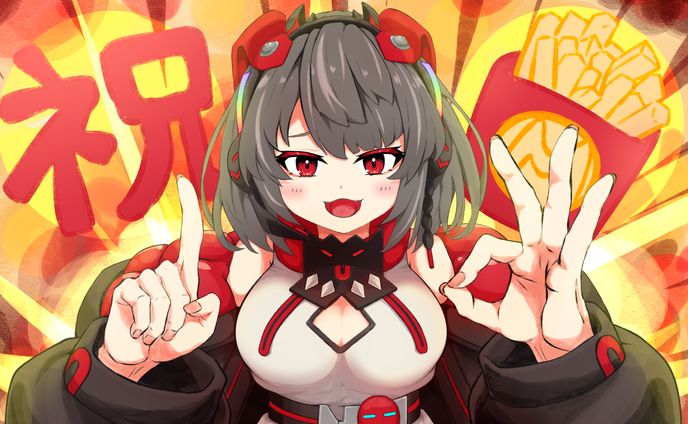 【ファンアート】禍味やみ_1000人祝い☆彡