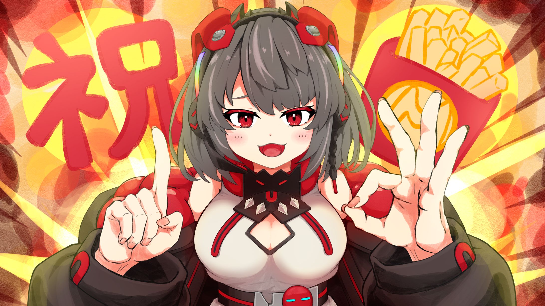 【ファンアート】禍味やみ_1000人祝い☆彡-1