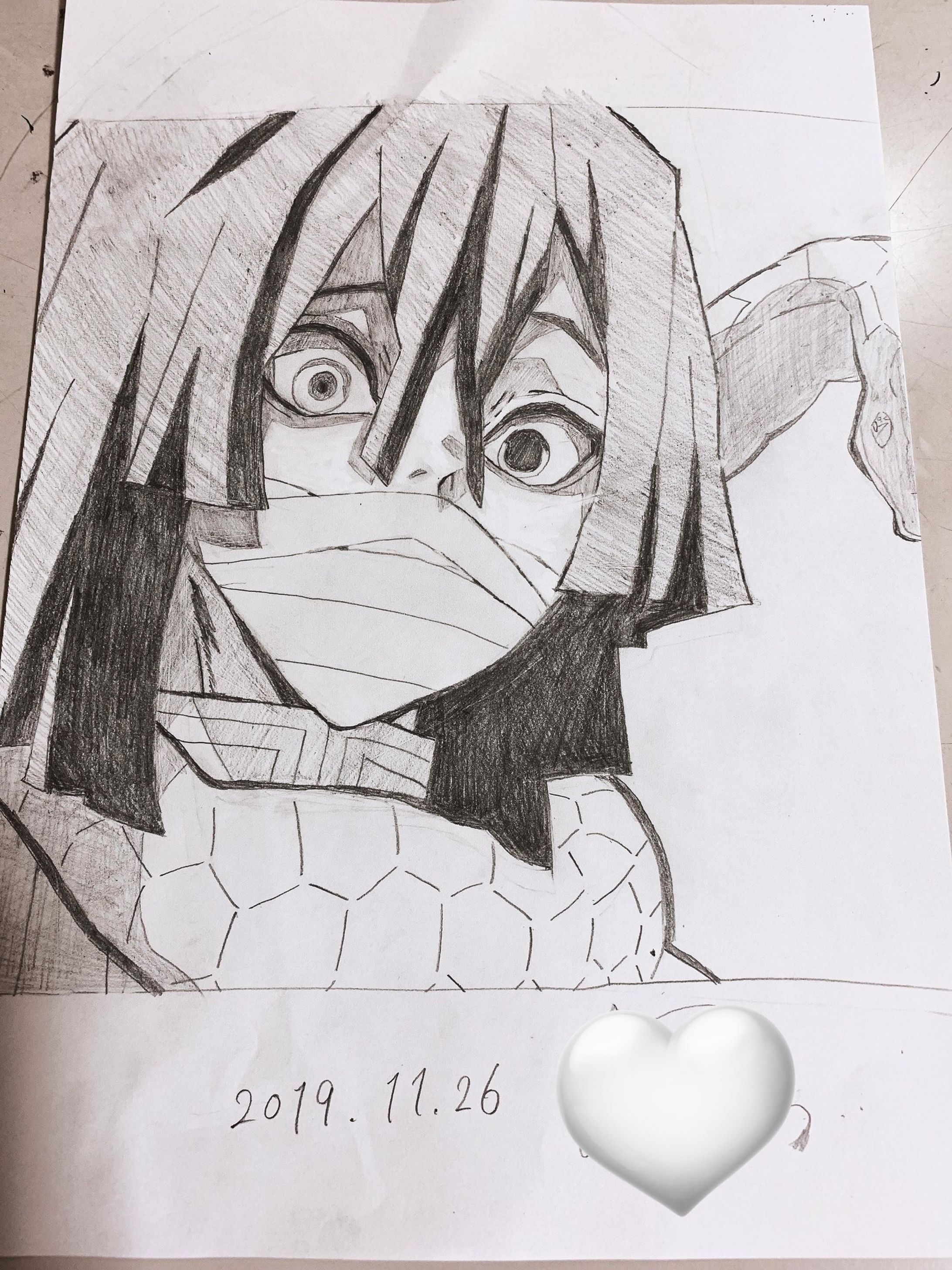 鉛筆模写-1