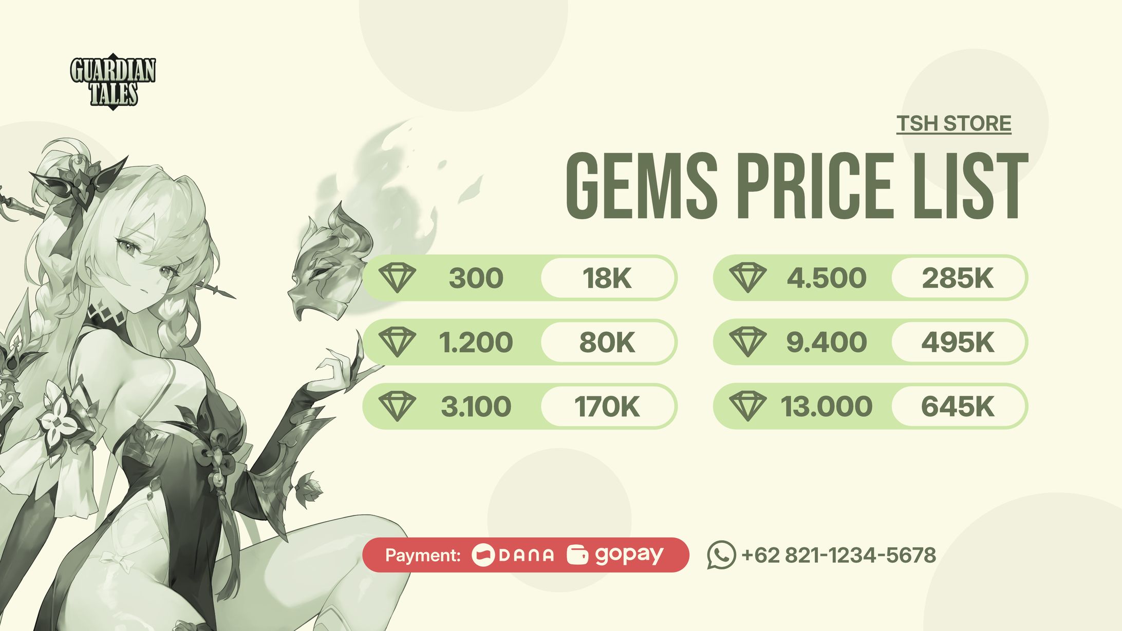 TSH Store - Price List-1
