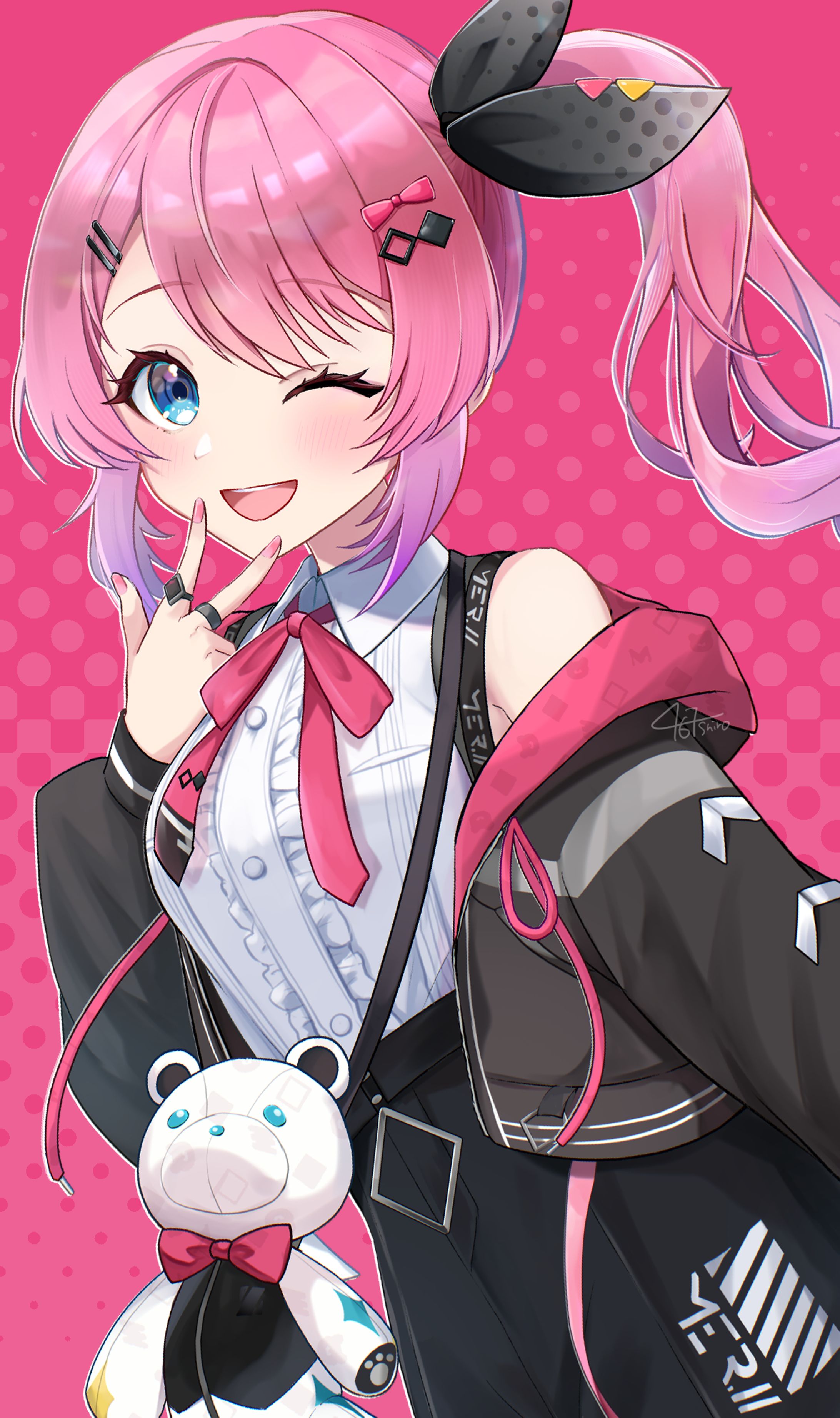 二次創作イラスト（にじさんじ・倉持めると様）-1