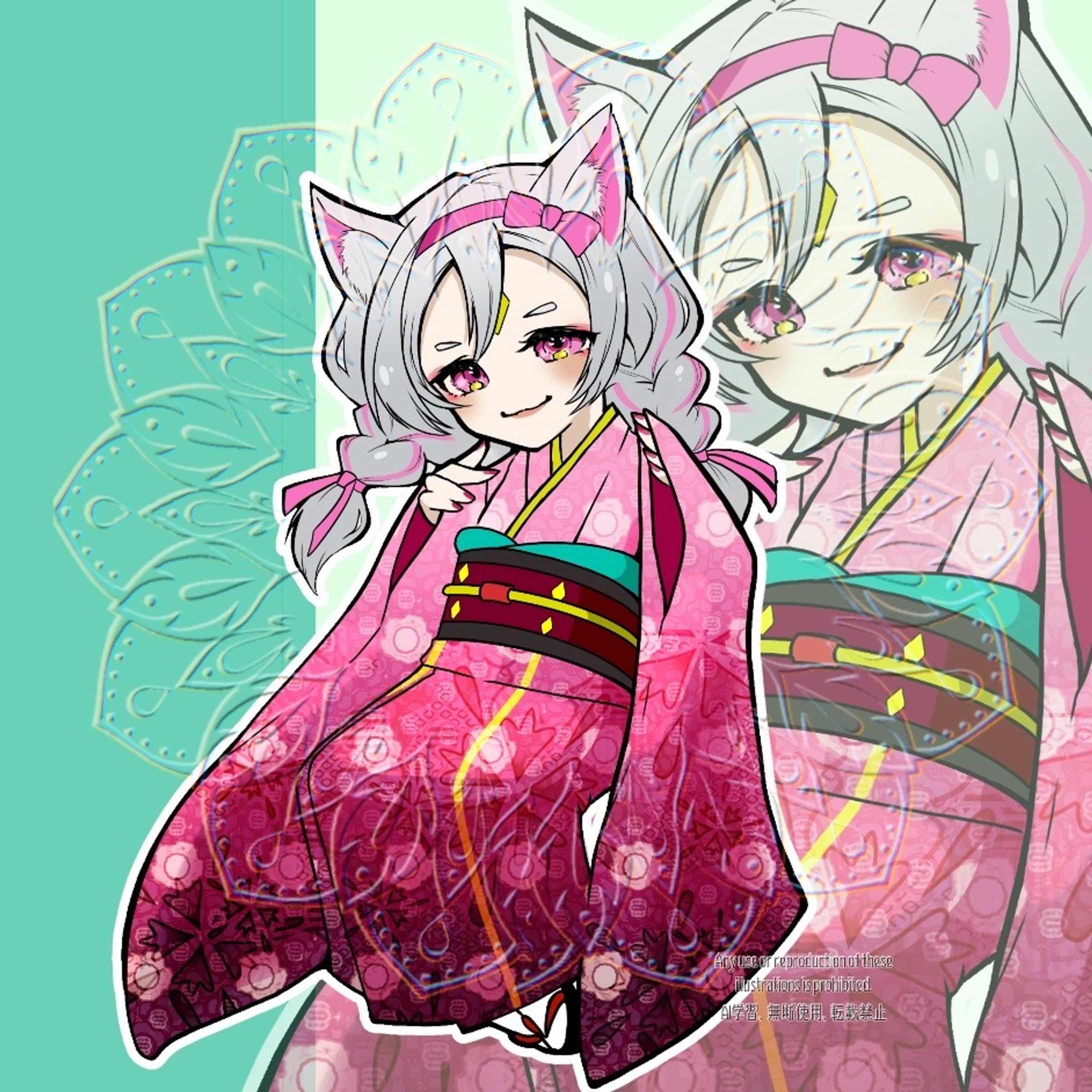 SD着物イラスト-1