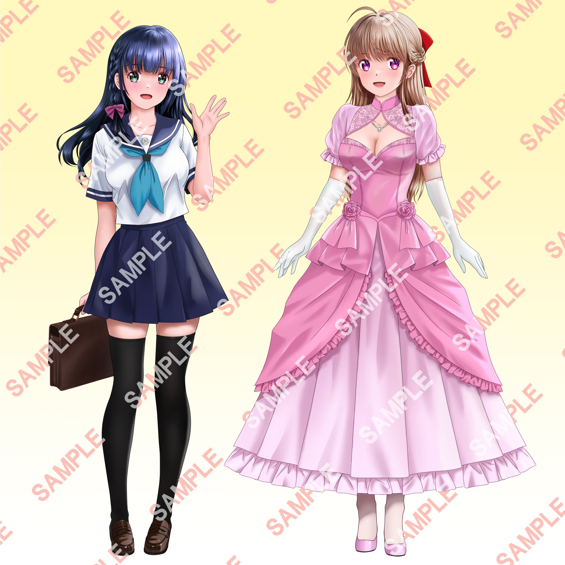 ゲーム用キャラクターおよび衣装デザインのご依頼を受けました-1