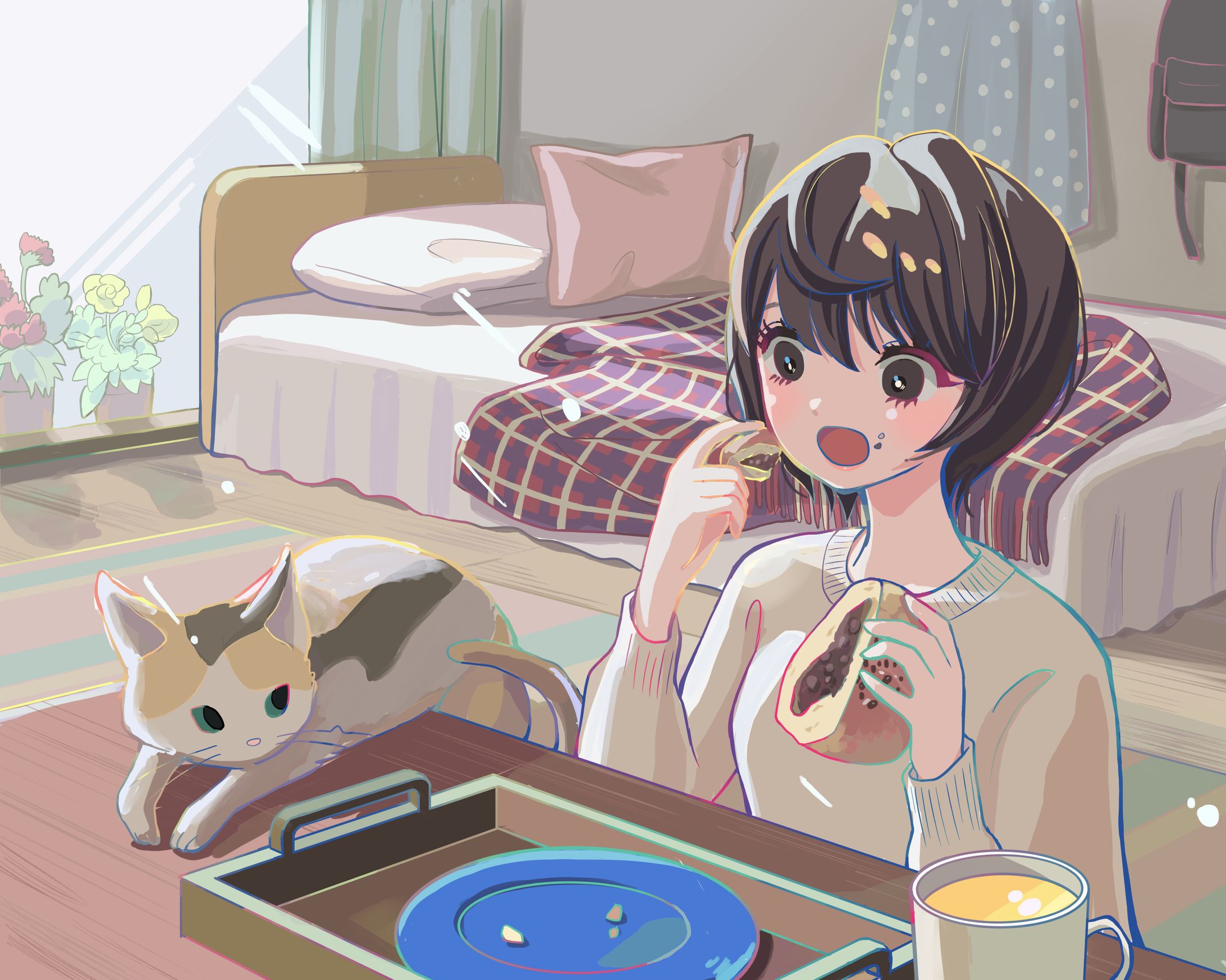 【リメイク】あんパンを食べる-1