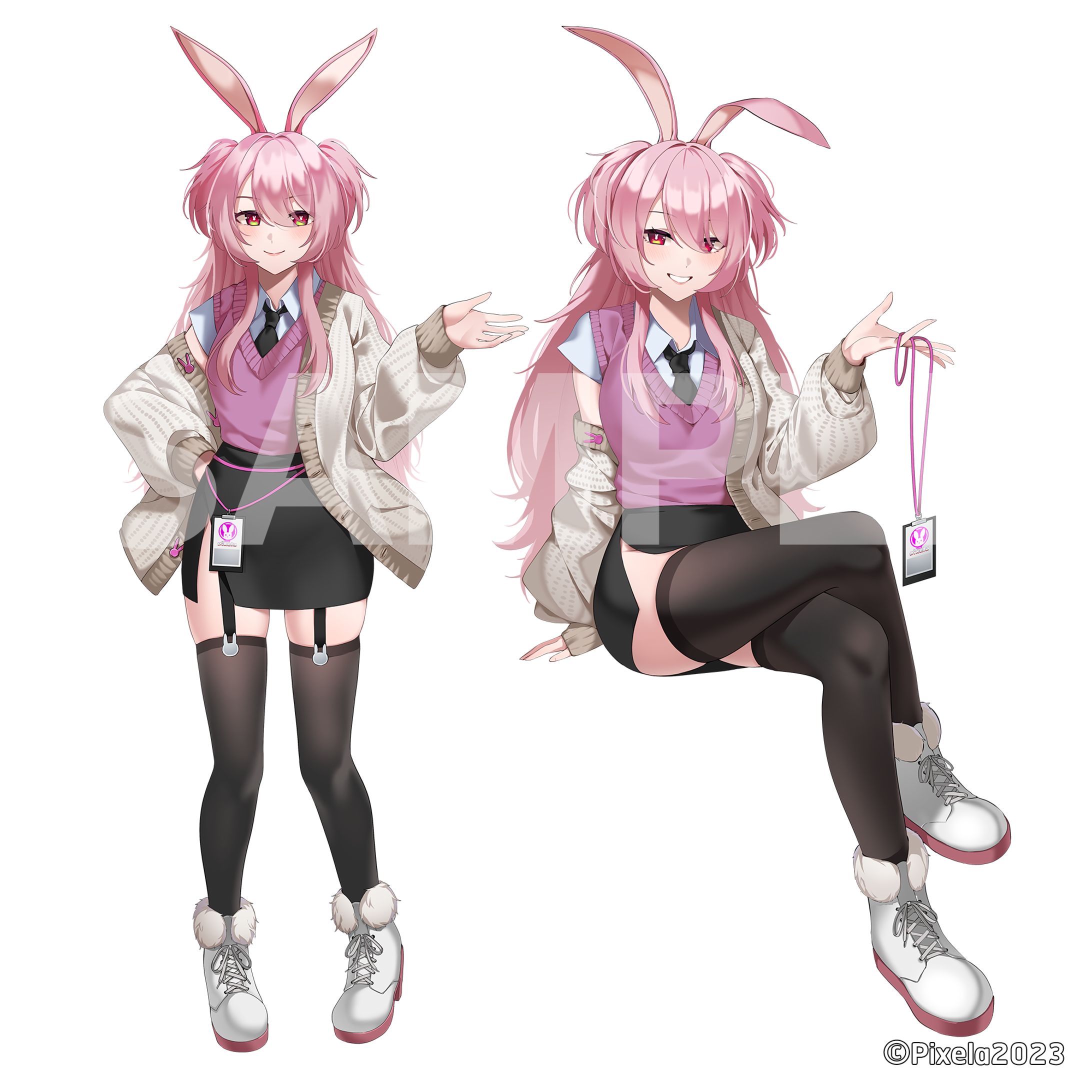 Pixchan Pixela Character illustration-1