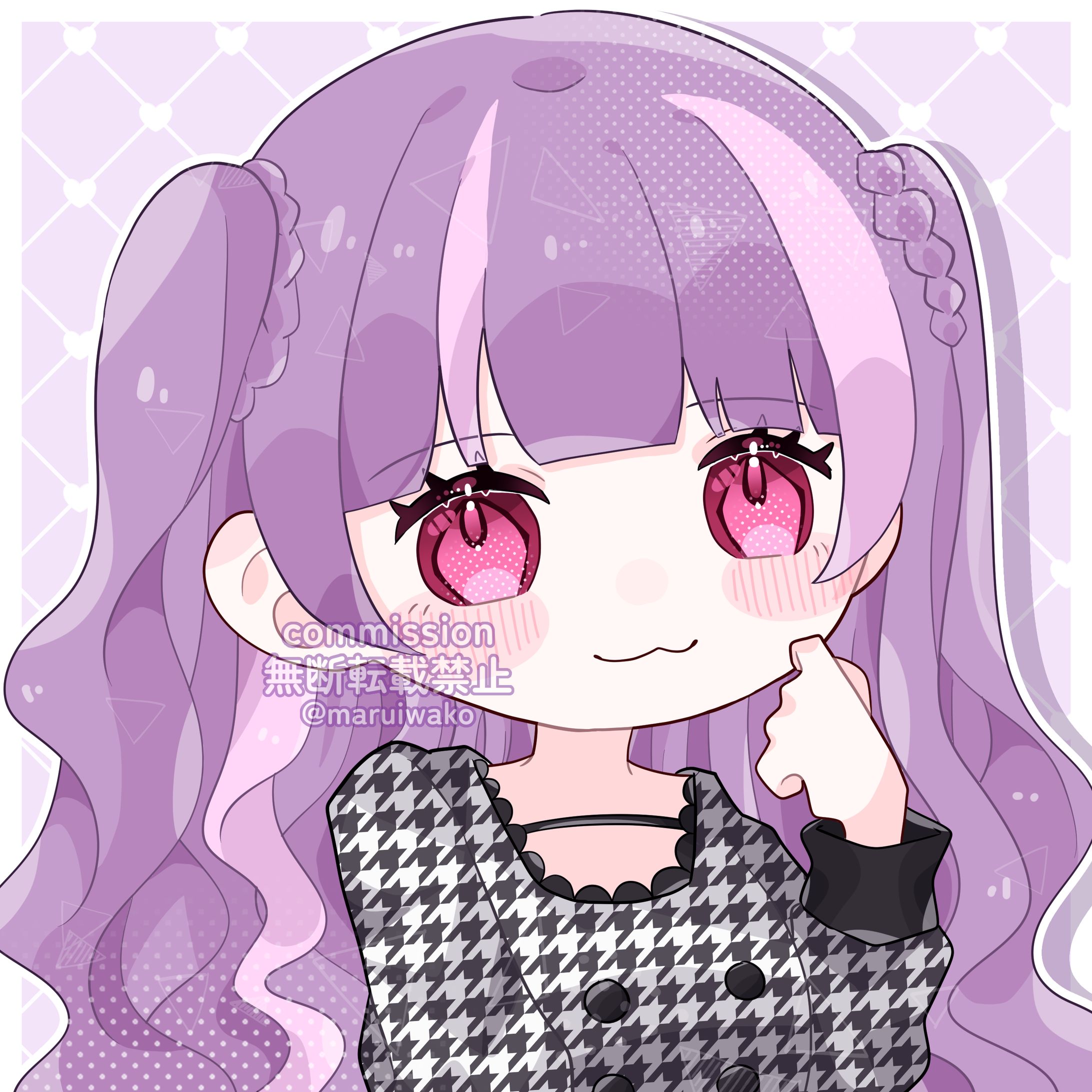 【ご依頼】アイコンイラスト💜-1