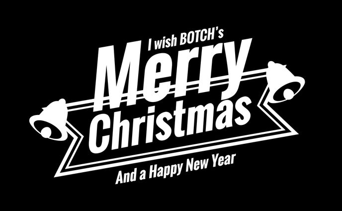 クリスマスイラストに添えたロゴ