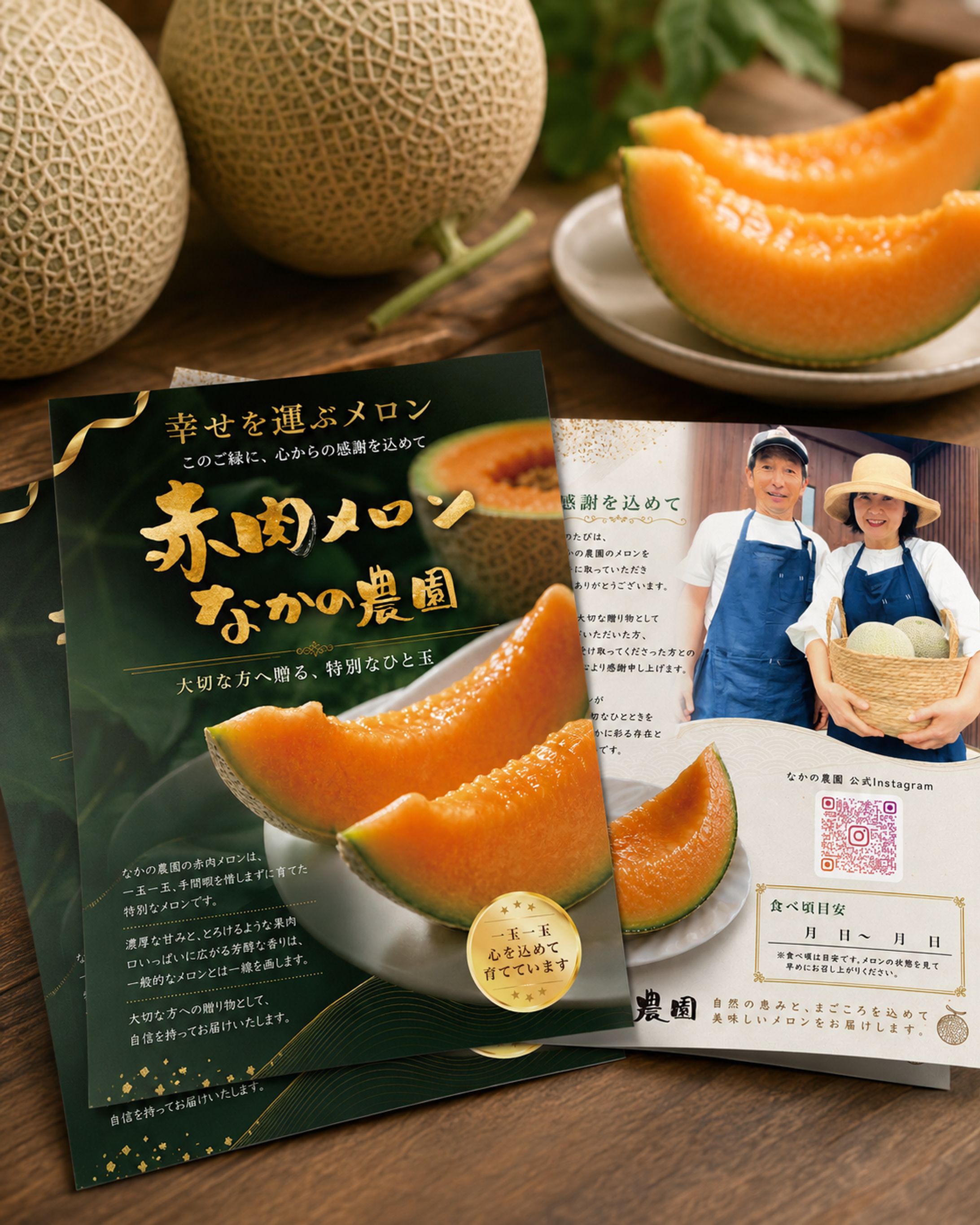 なかの農園様　チラシ制作-1
