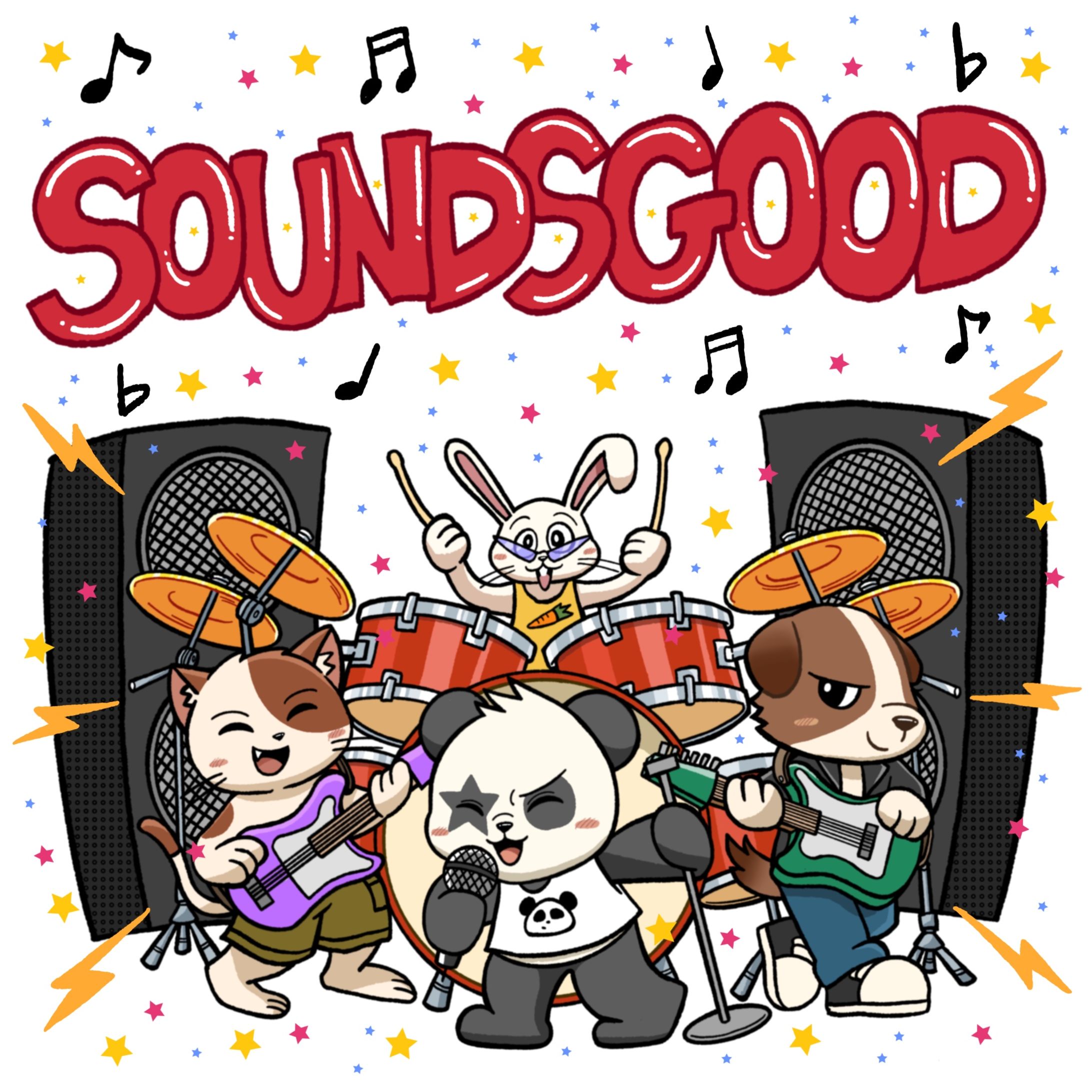 SOUNDS GOOD様 周年アパレルデザイン 2024-1
