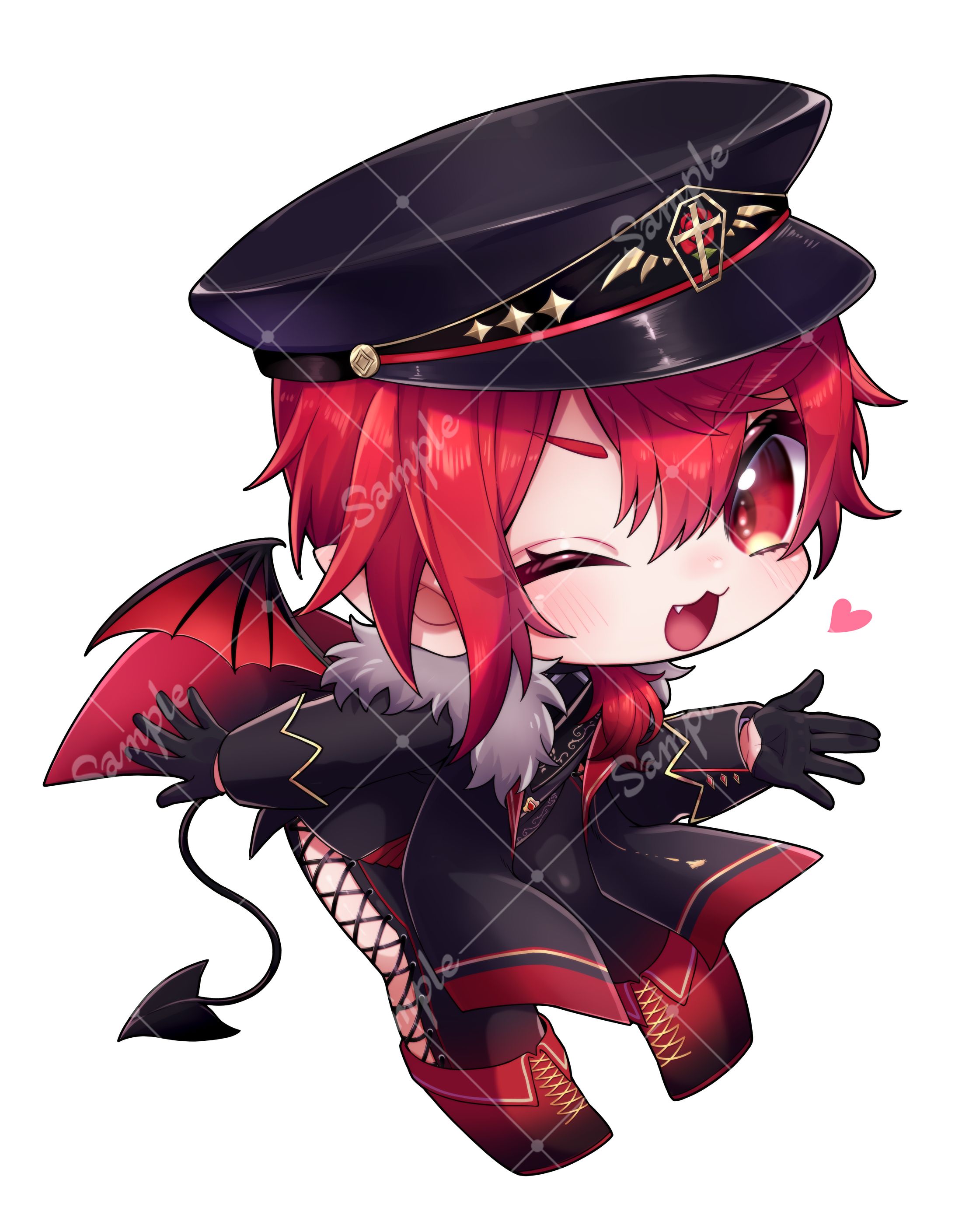 【お仕事】ミア=アンベル様 フラスタ用イラスト-1