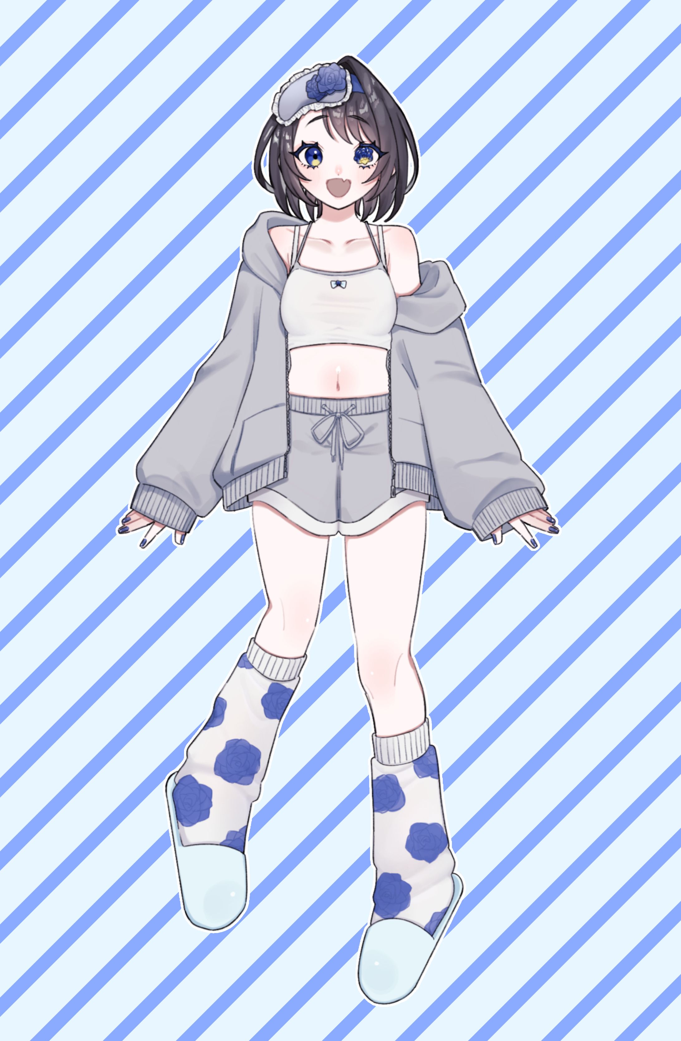 鵜彩様　立ち絵/衣装デザイン-1