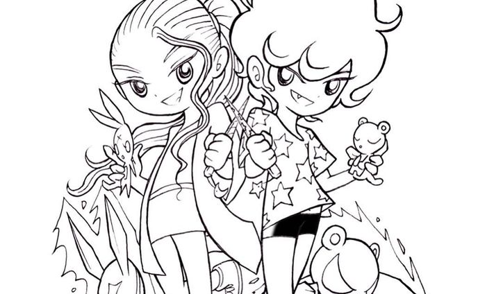 イラスト、漫画、sketch