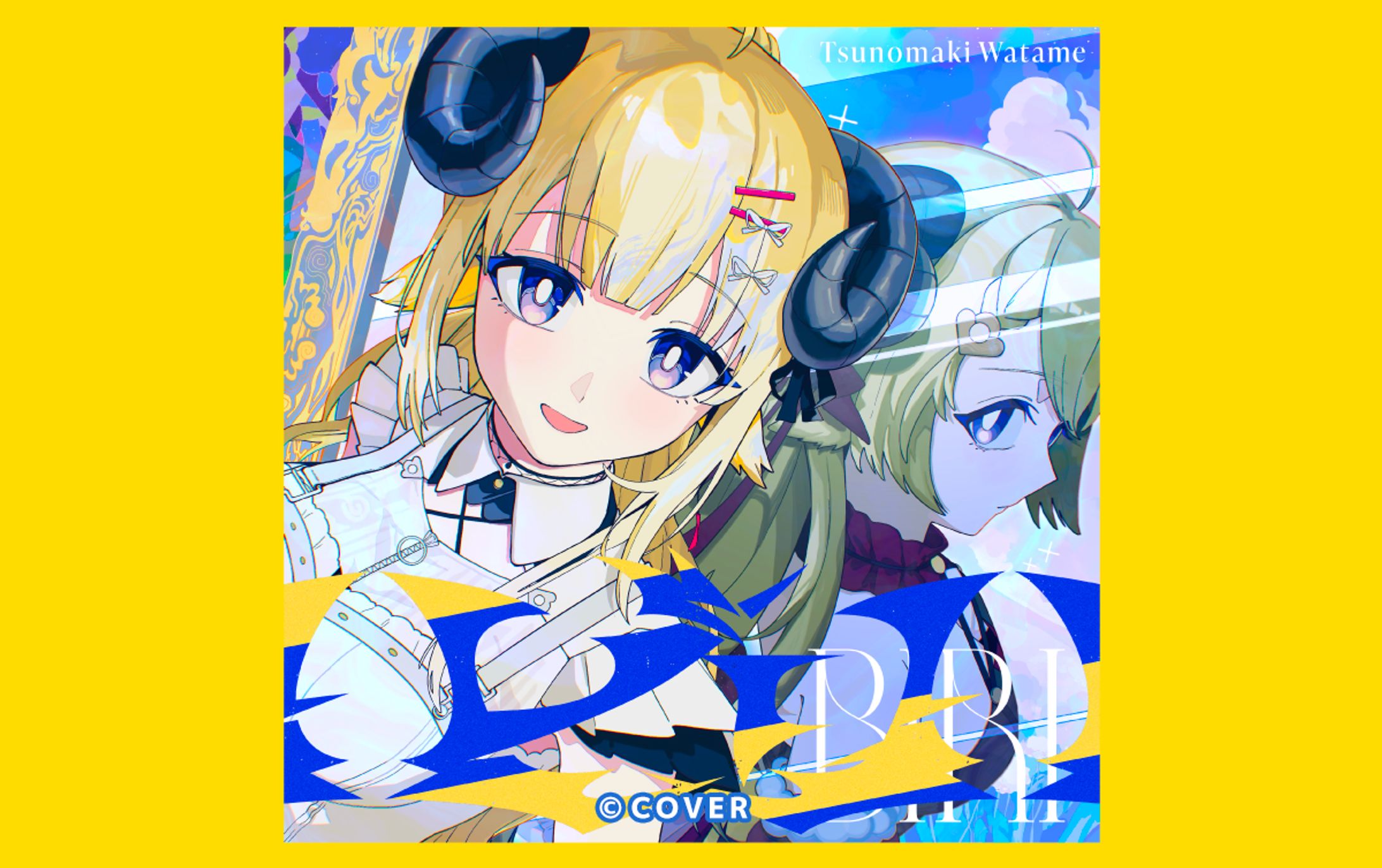 角巻わため様「ビリ」ロゴ・ジャケット-1