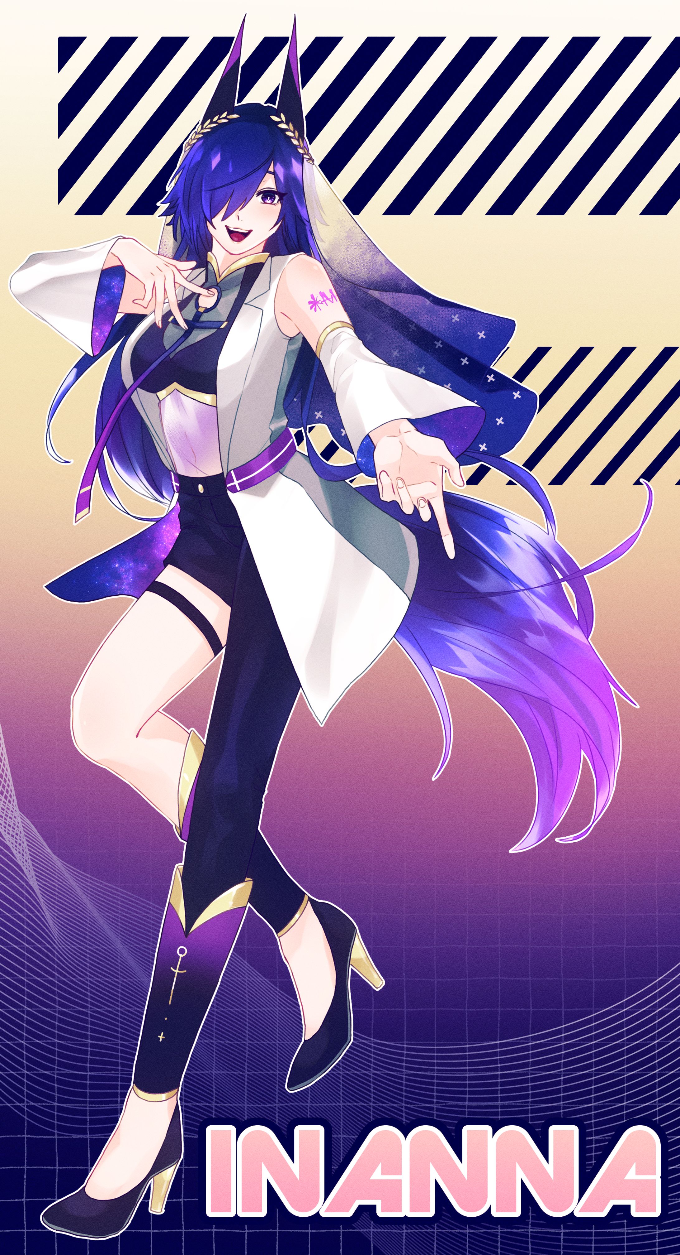  個人制作　立ち絵イラスト-1