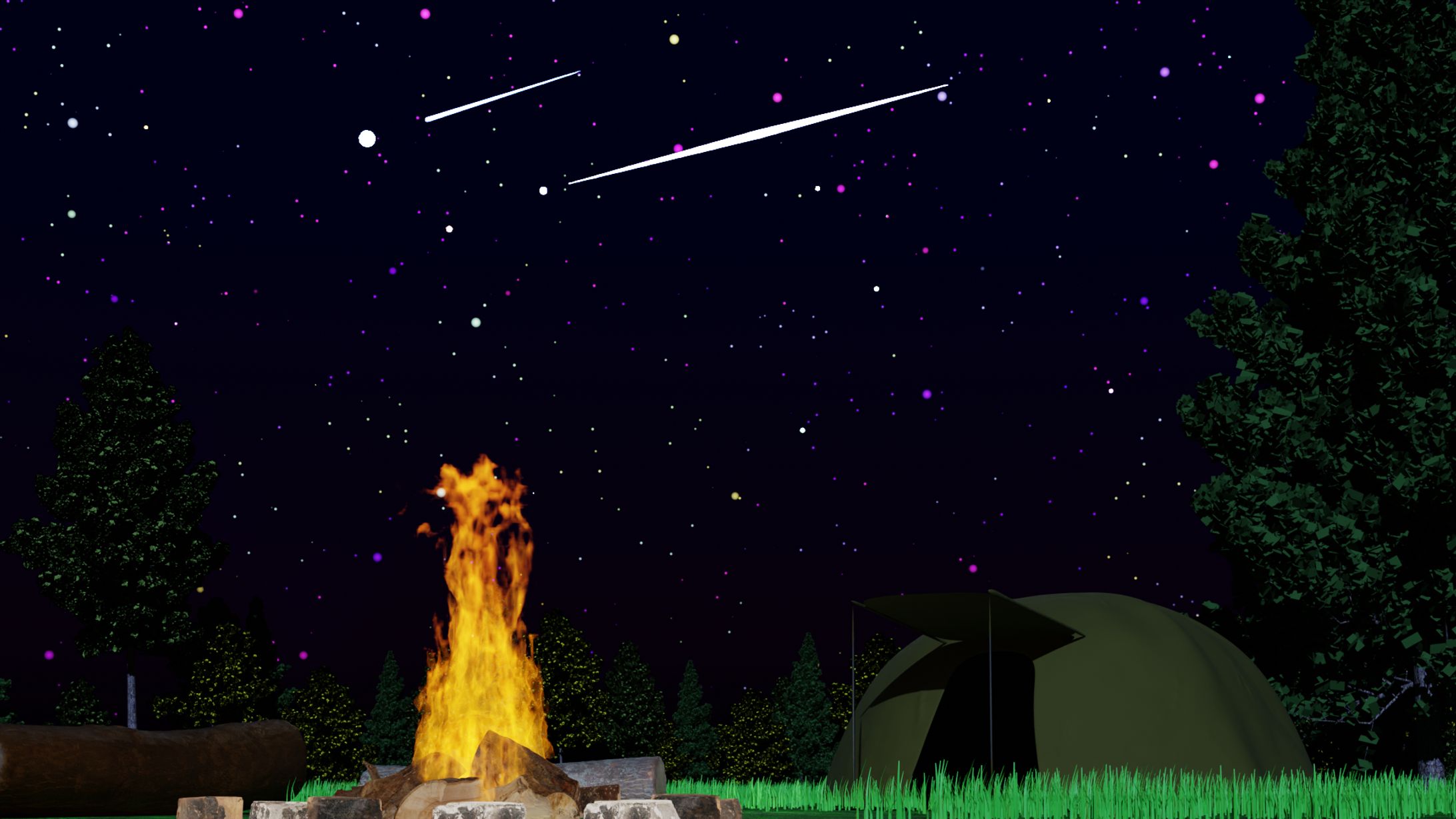 キャンプ(3DCG)-1