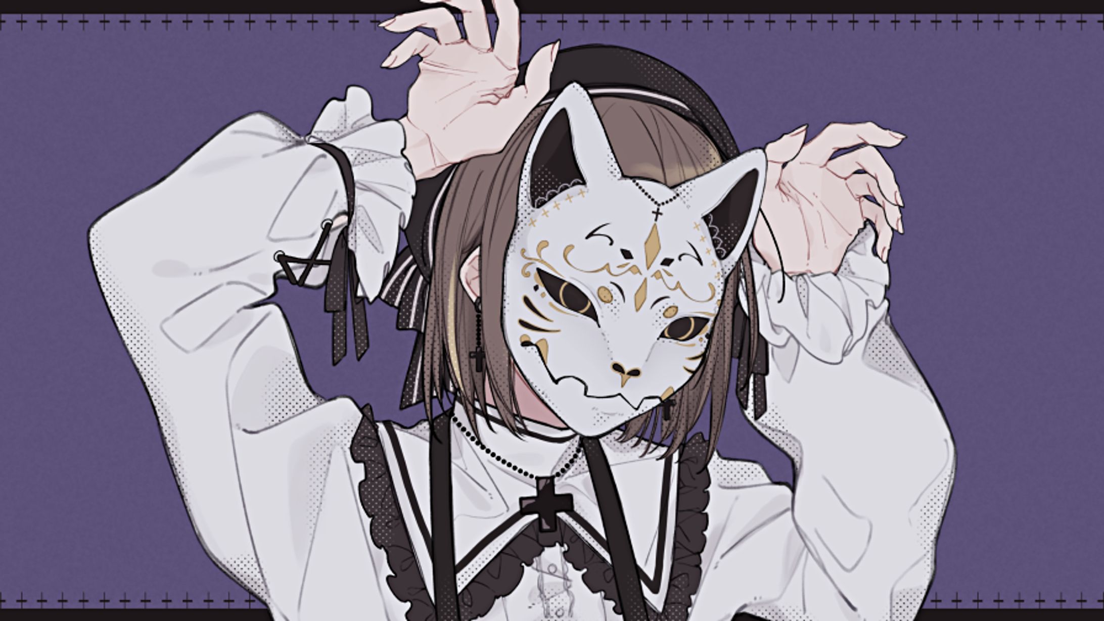 【お仕事】神瀬よわ様　『フォニイ』歌ってみたイラスト-1