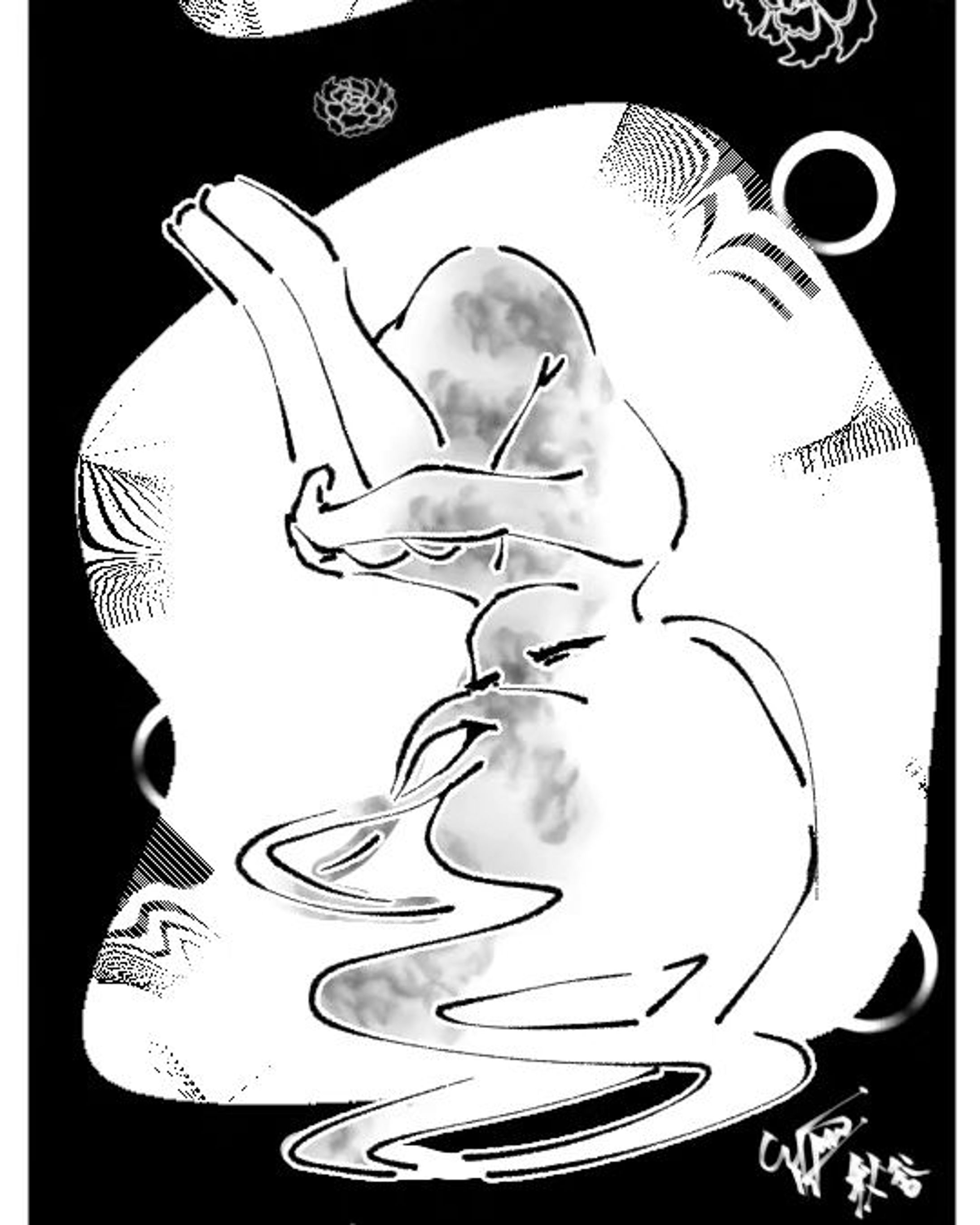 Day1: dream #inktober  #inktober2023  #dream  #イラスト  #インクトーバー  #インクトーバー2023-1