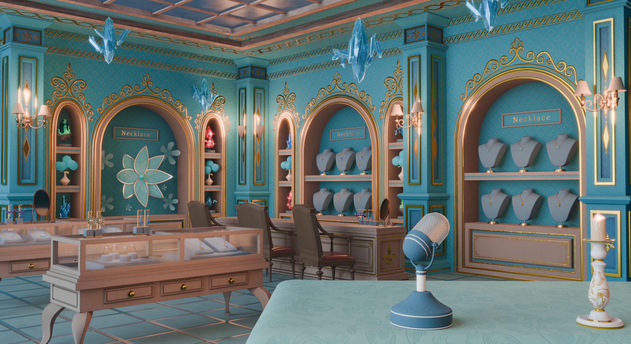 藍晶シアン様（配信背景）-1