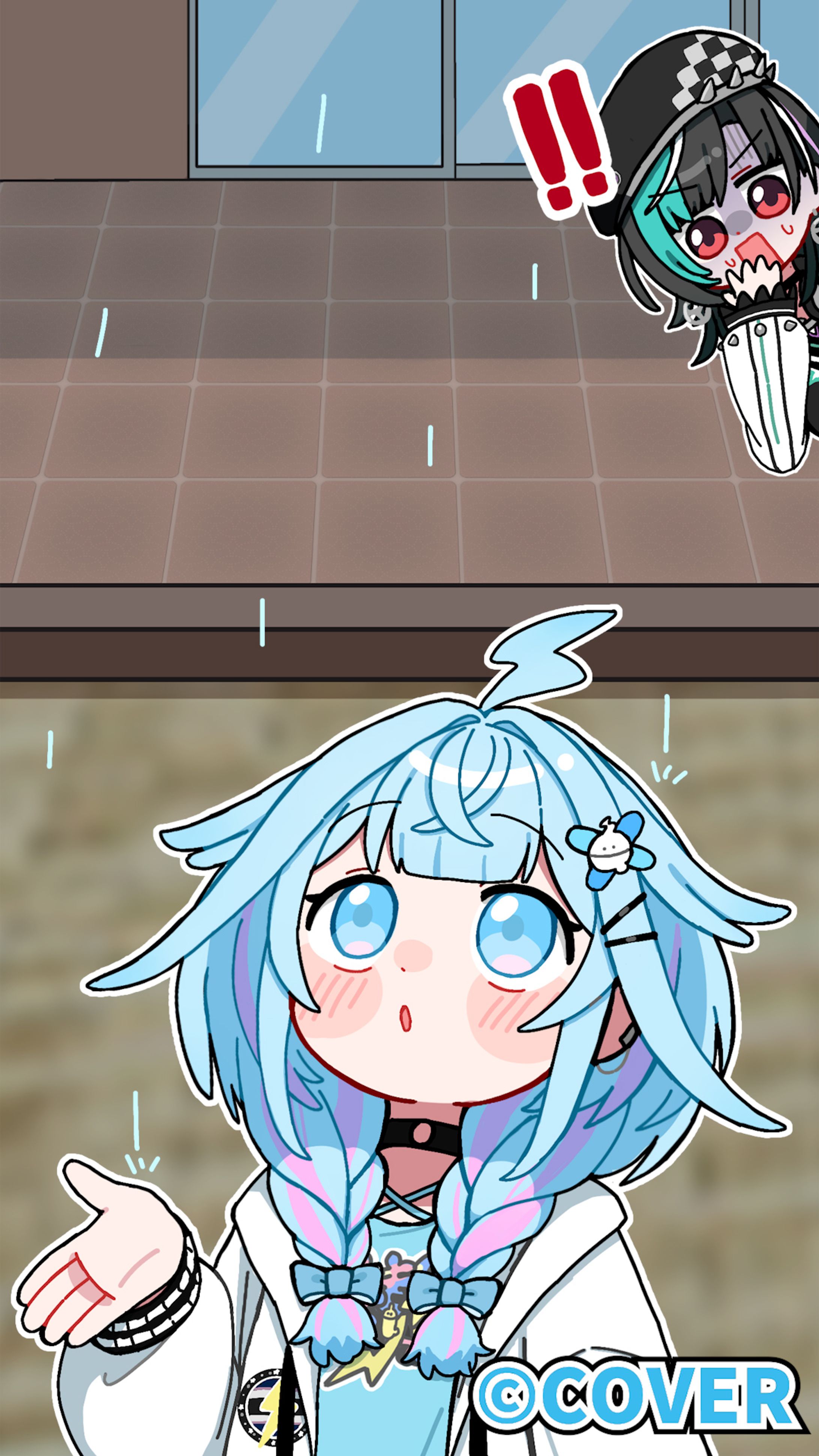 【ホロライブ所属】水宮枢様_イラストショート-1