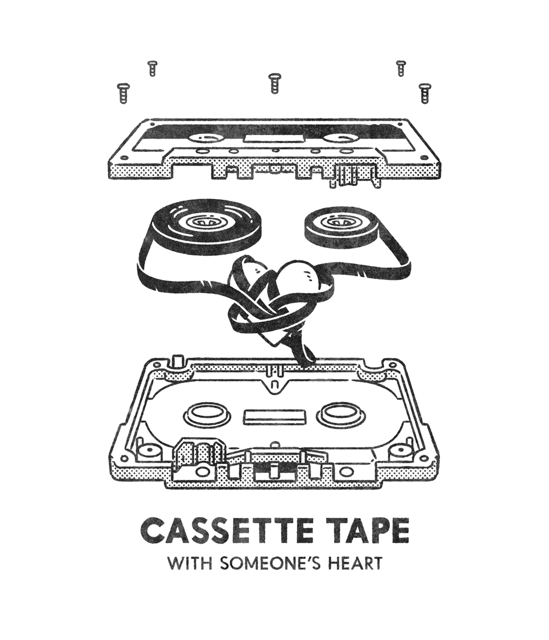 CASSETTE TAPE - WITH SOMEONE'S HEART-1
