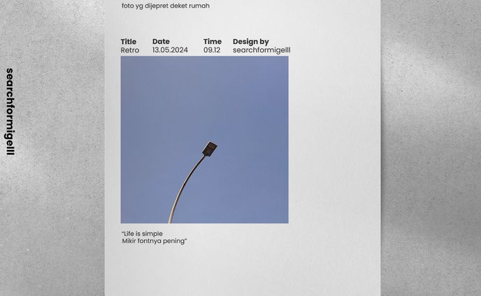 [ Poster ] Negative Space