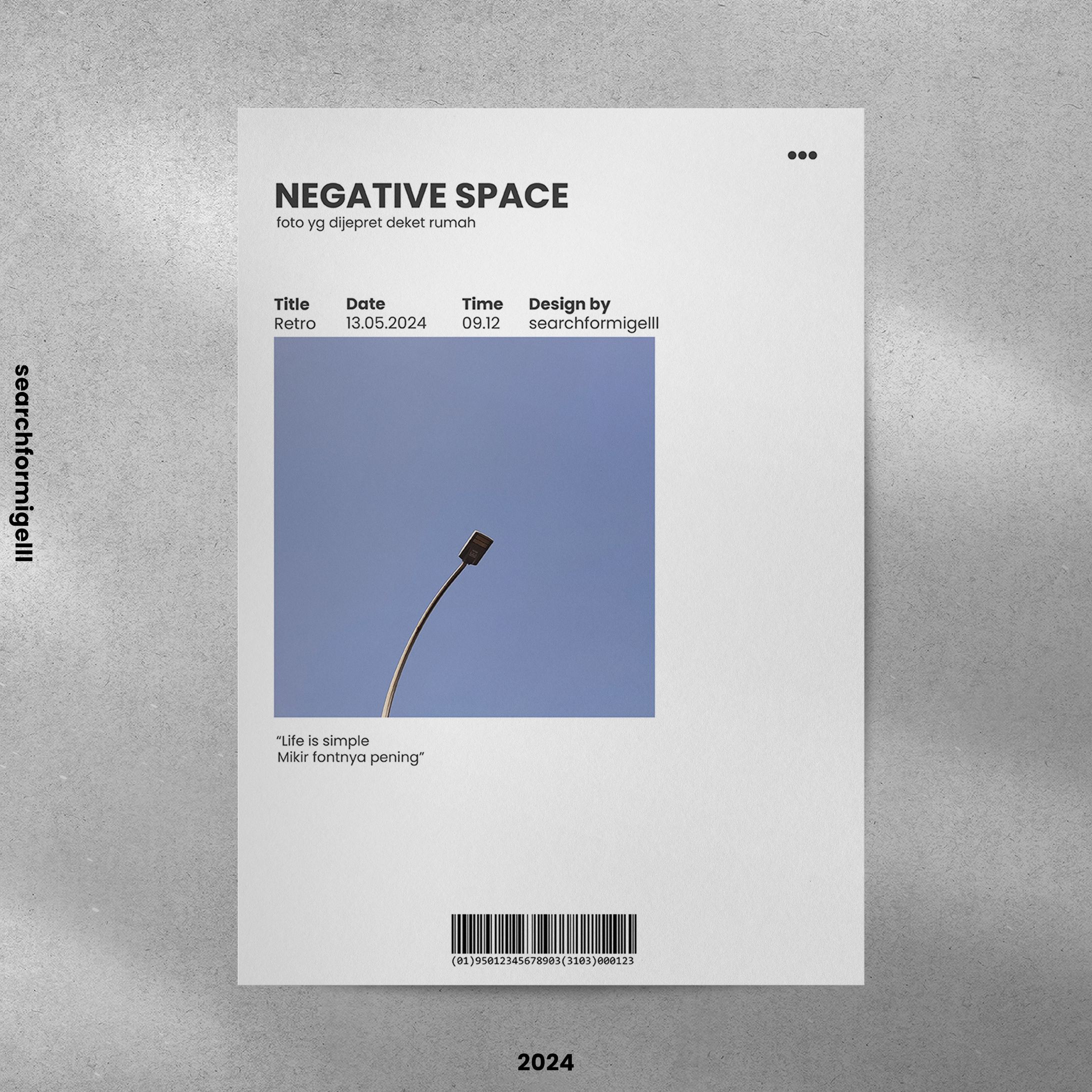 [ Poster ] Negative Space-1