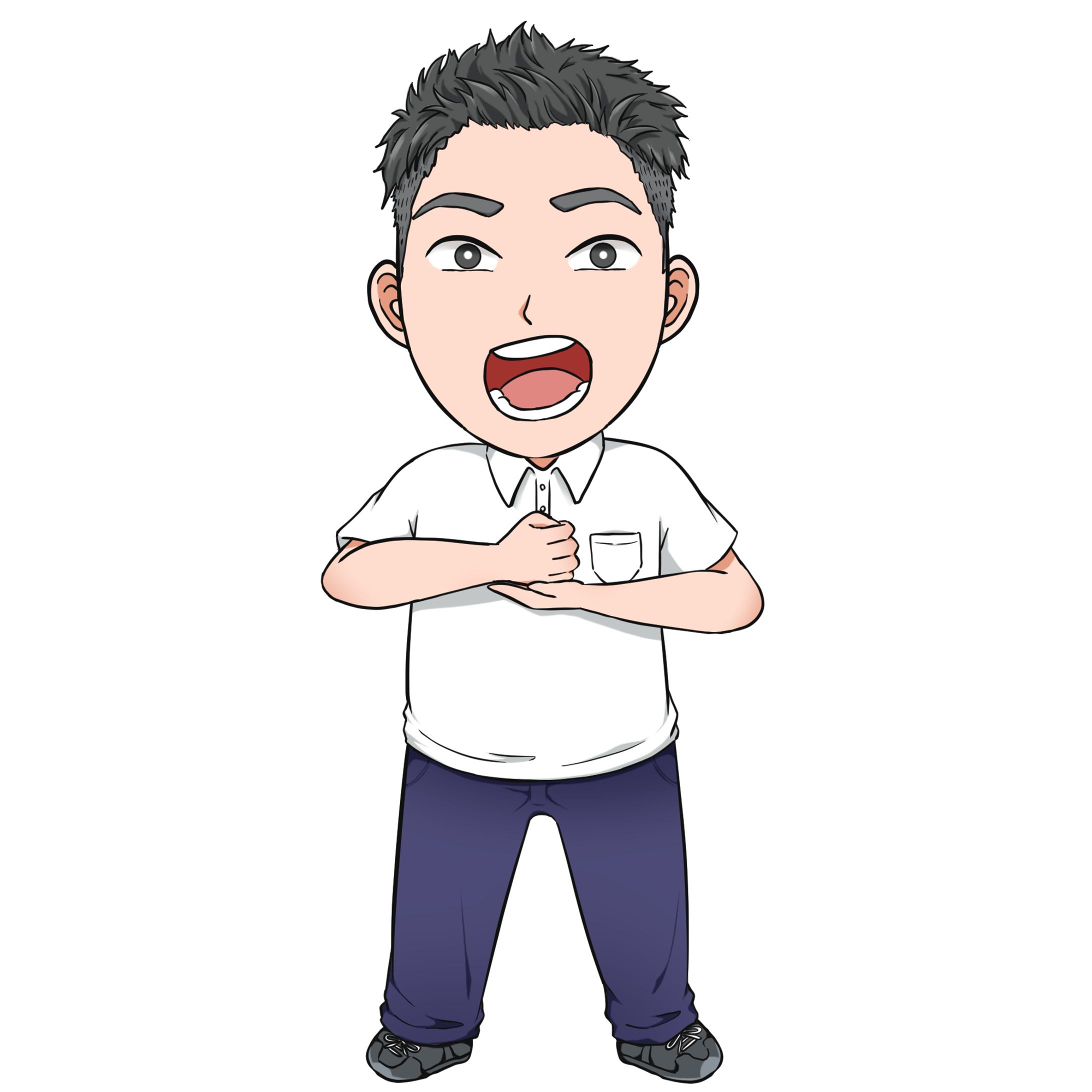 挿絵、似顔絵③-1