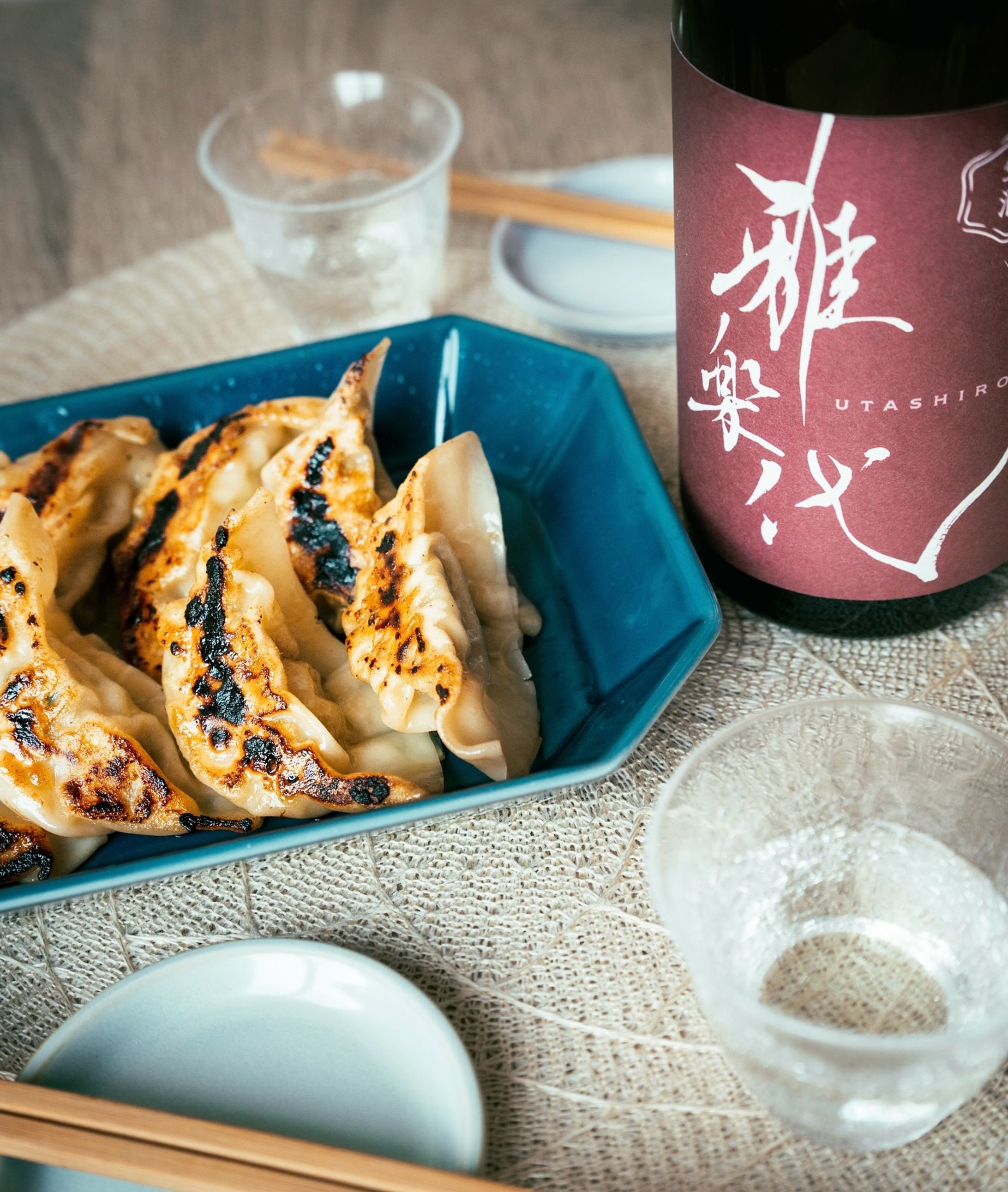 日本酒×餃子-1