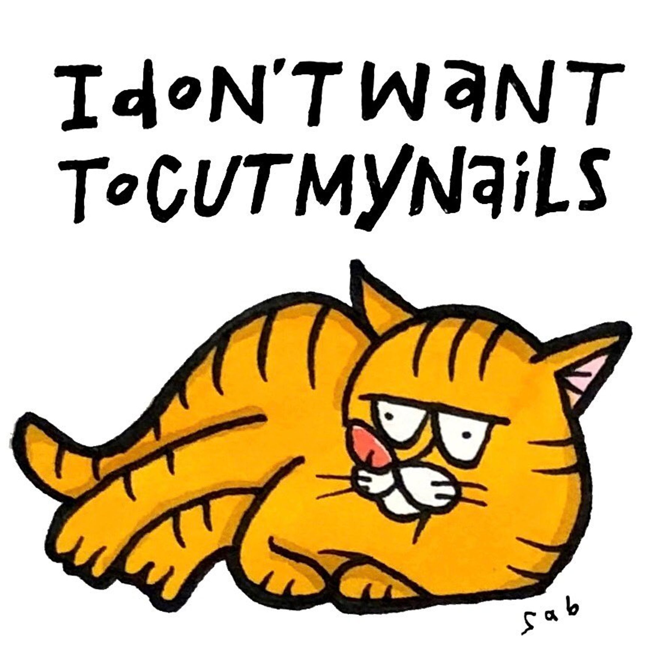爪切り嫌い。
#drawing  #illustration #art #artwork #cat #cartoon #イラスト #落書き #イラストレーター #絵 #アート #猫 #猫イラスト #茶トラ #茶トラ女子部 #カートゥーン-1
