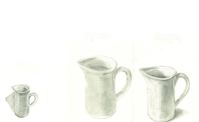 デッサン（水差し）
