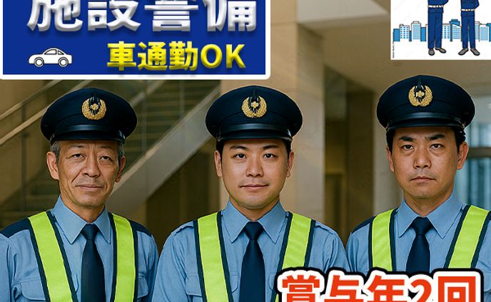 安心と安全を守る、施設警備スタッフ募集