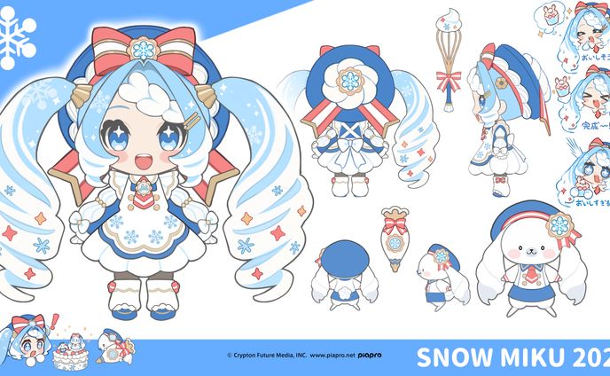 雪ミク2026衣装デザインコンテスト　応募作品+落書き