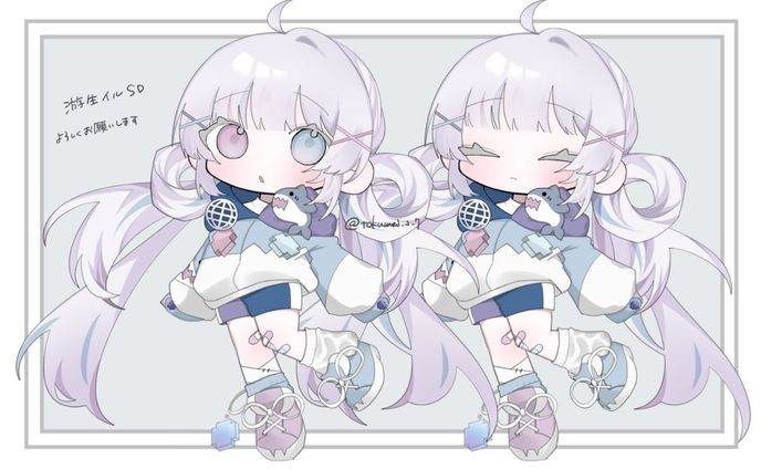 游生イルSDイラスト