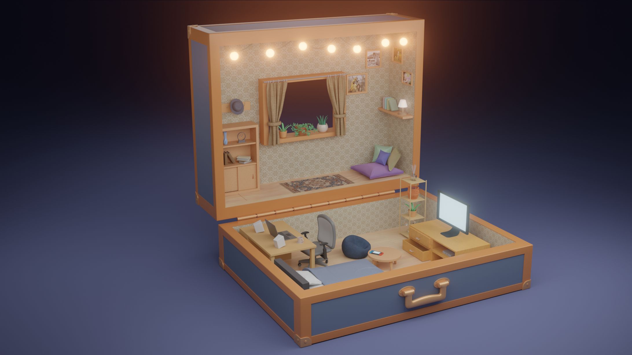 ミニチュア風3D-1