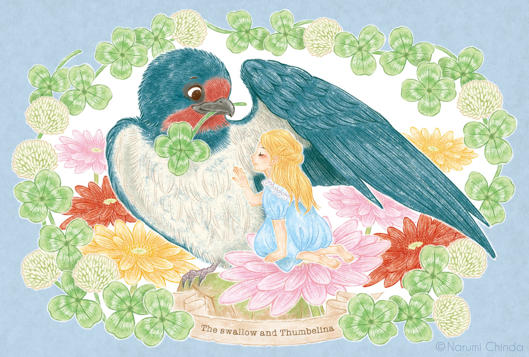 The swallow and Thumbelina-1