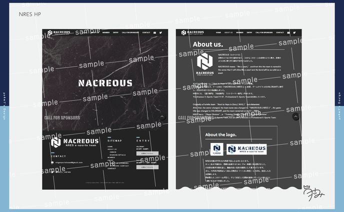 NACREOUS ホームページ