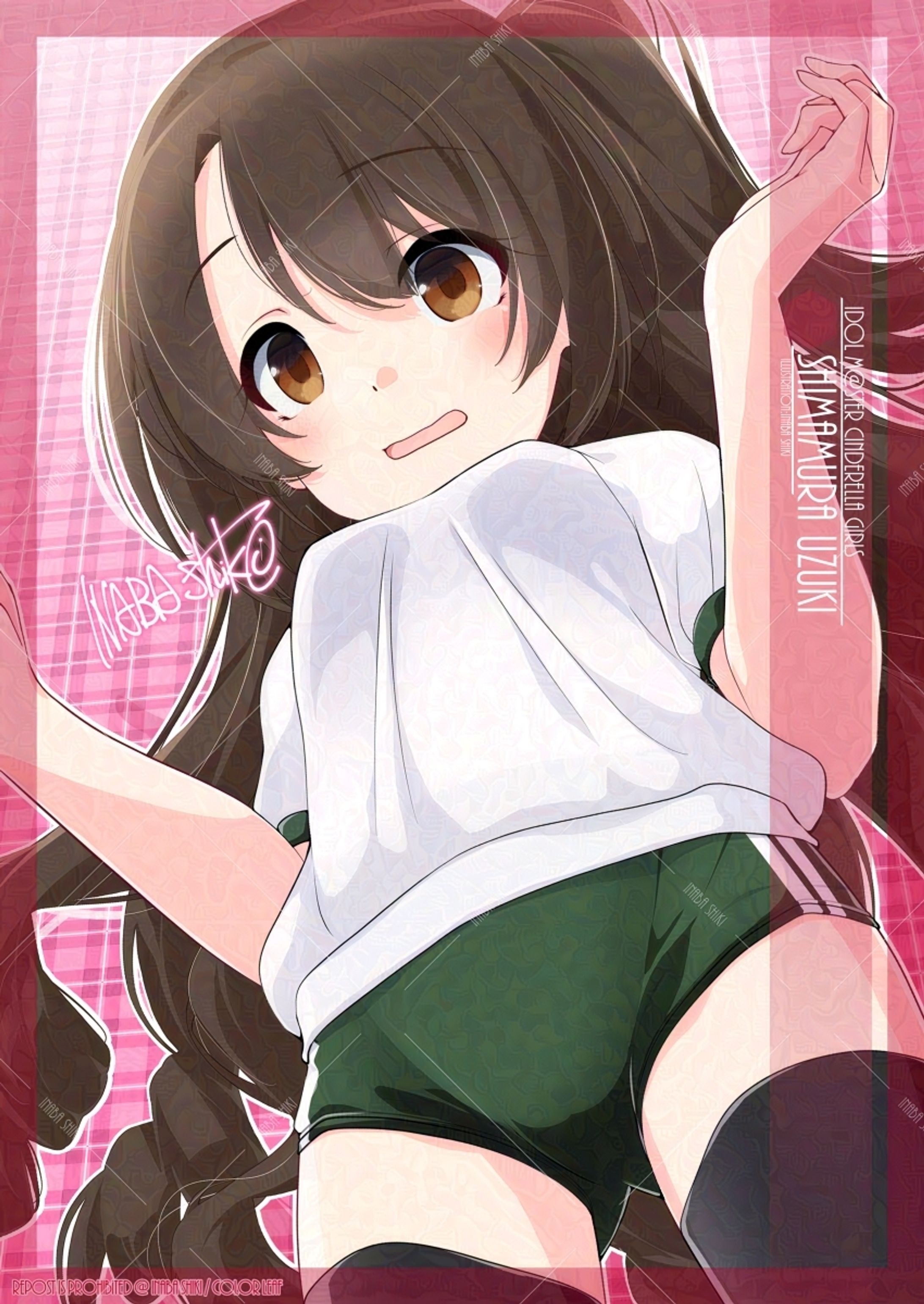 ローアングル「島村卯月(デレマス)」240328-1