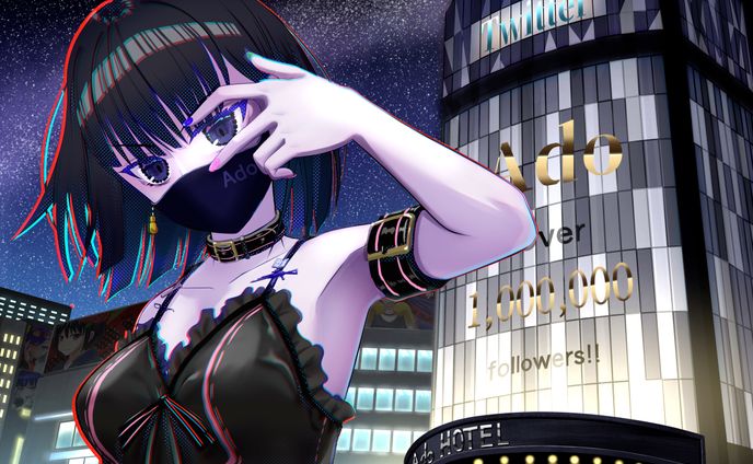 anime art、女性